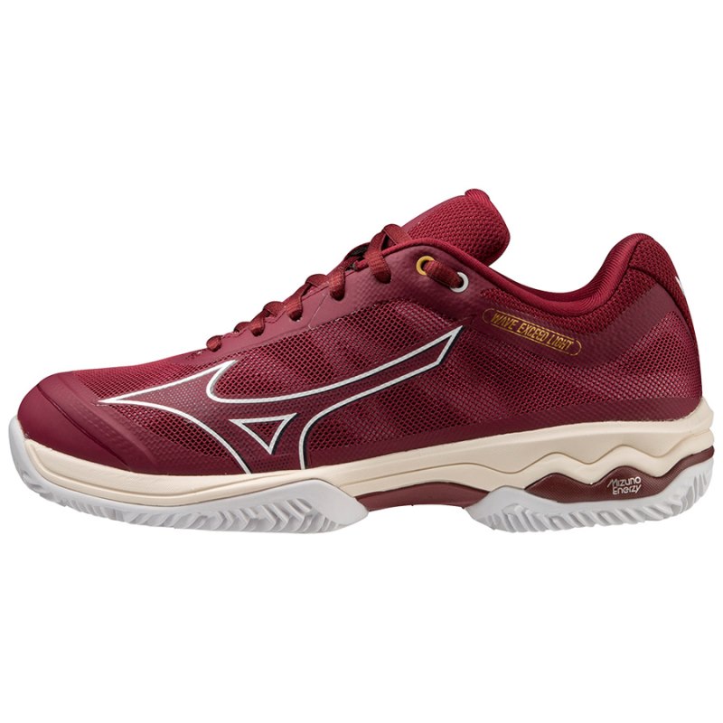Zapatos Mizuno WAVE Exceed Light CC Mujer Vino / Blancos - Chile M301JTLSEO